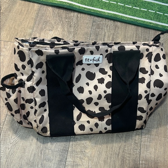 Black and Cream Leopard Print Food Storage Bag - Picture 1 of 3